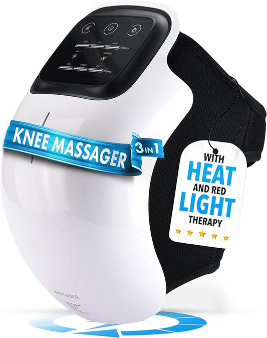 Smart Knee Massager with Heat & Vibration 🔥 Buy 1 Get 1 Free