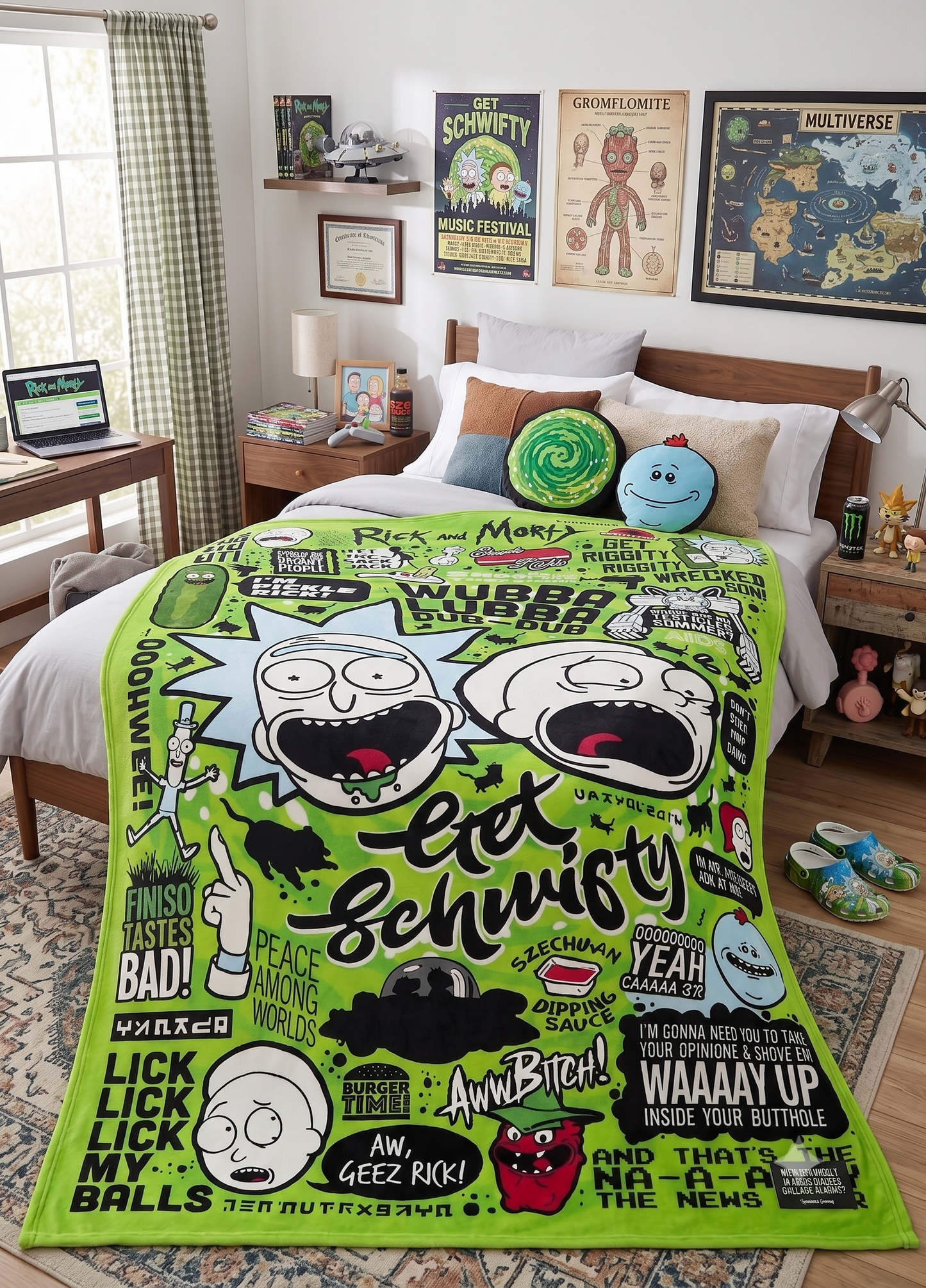 Rick & Morty Blankie