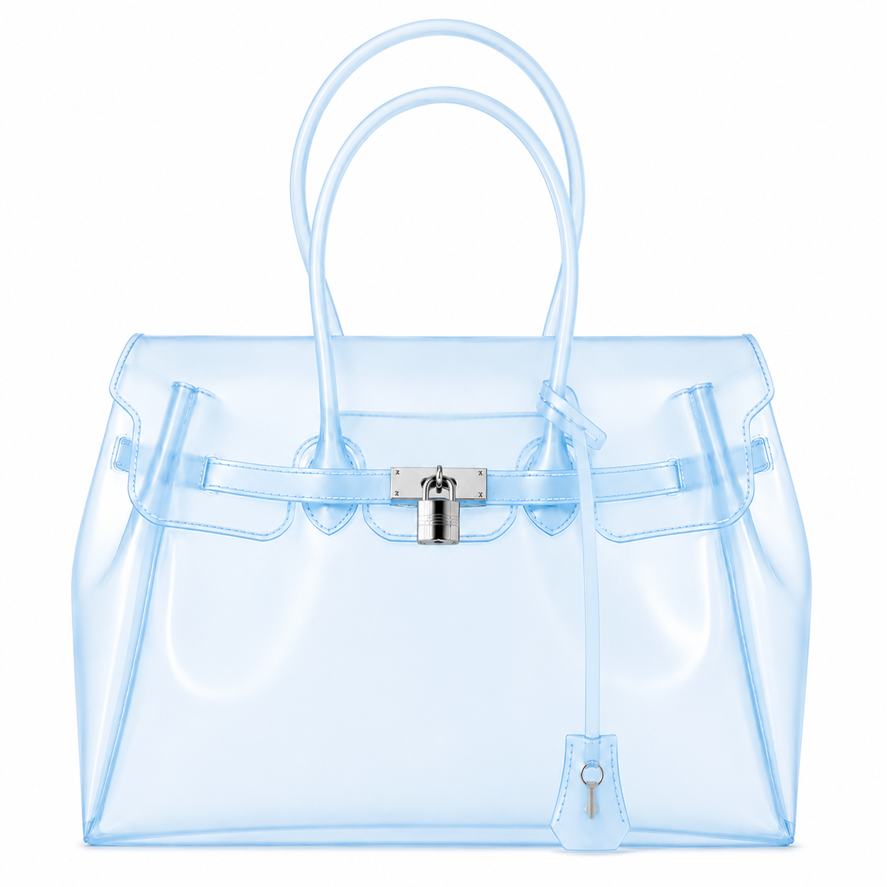 Jelly Tote Bag – Clear & Frosted Translucent Handbag Firkin Jelly | Sreyos
