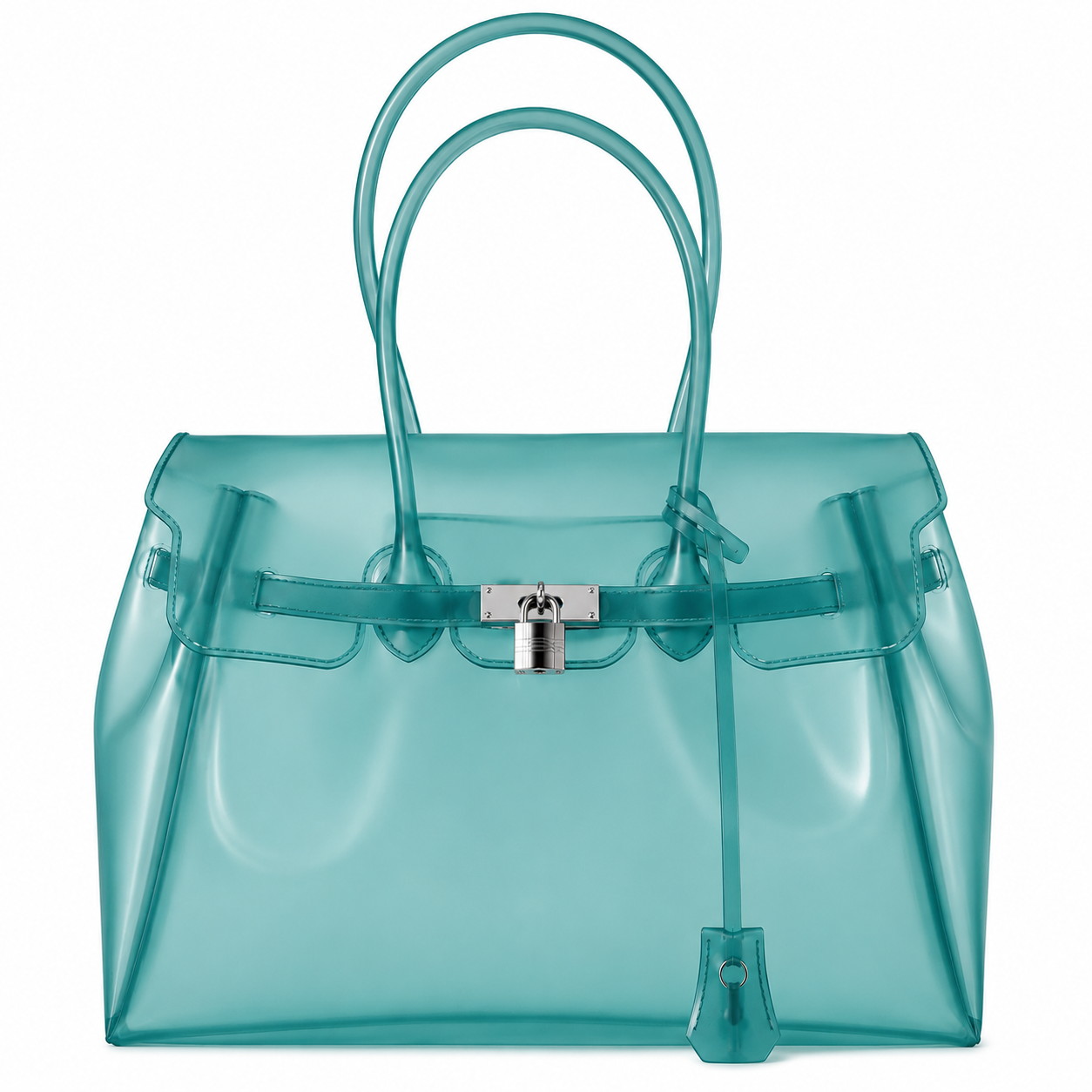 Jelly Tote Bag – Clear & Frosted Translucent Handbag Firkin Jelly | Sreyos