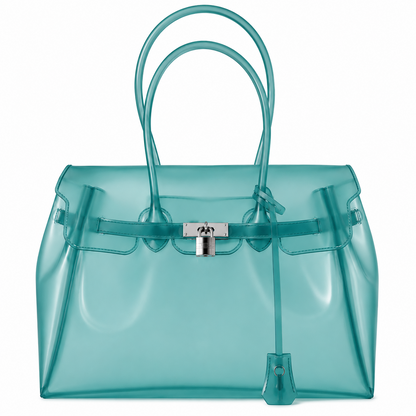 Jelly Tote Bag – Clear & Frosted Translucent Handbag Firkin Jelly | Sreyos