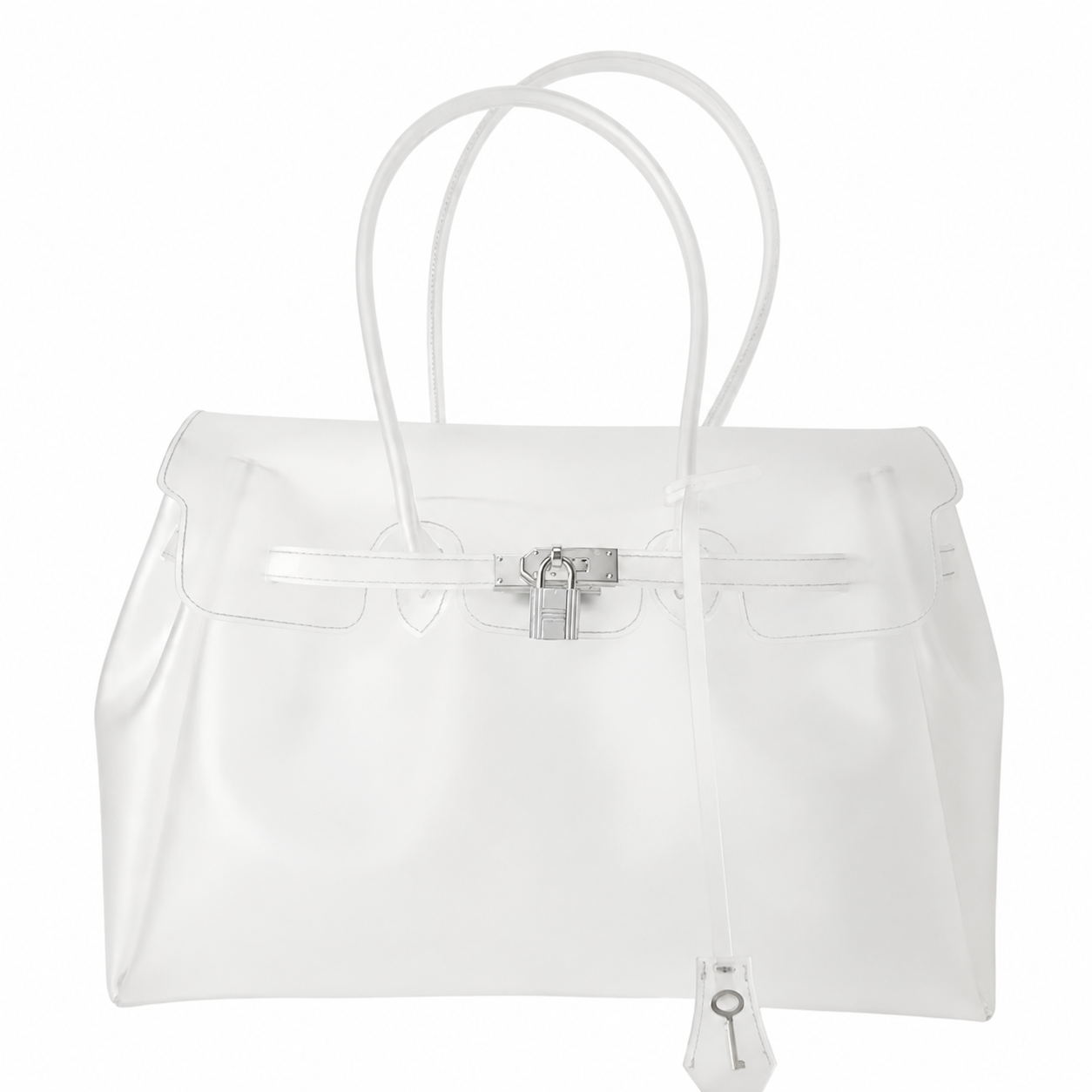 Jelly Tote Bag – Clear & Frosted Translucent Handbag Firkin Jelly | Sreyos