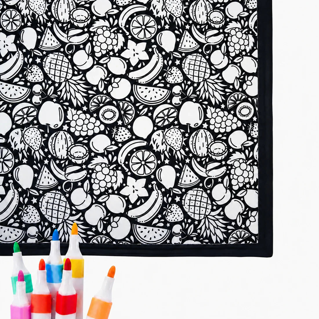 Fruits design variant of the Sreyos coloring blanket