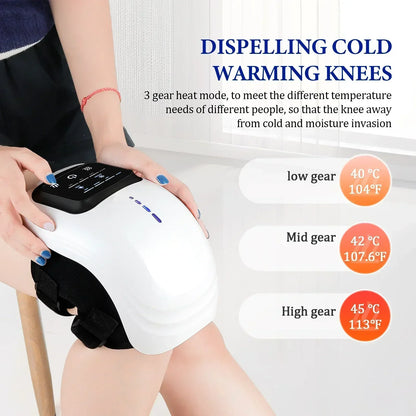 Smart Knee Massager with Heat & Vibration 🔥 Buy 1 Get 1 Free
