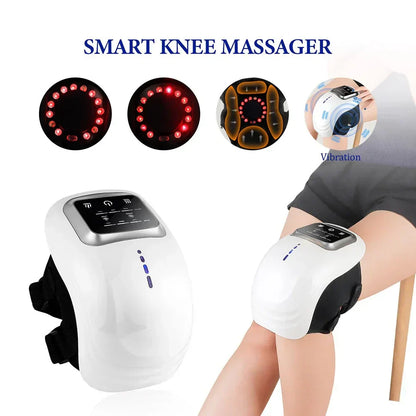 Smart Knee Massager with Heat & Vibration 🔥 Buy 1 Get 1 Free